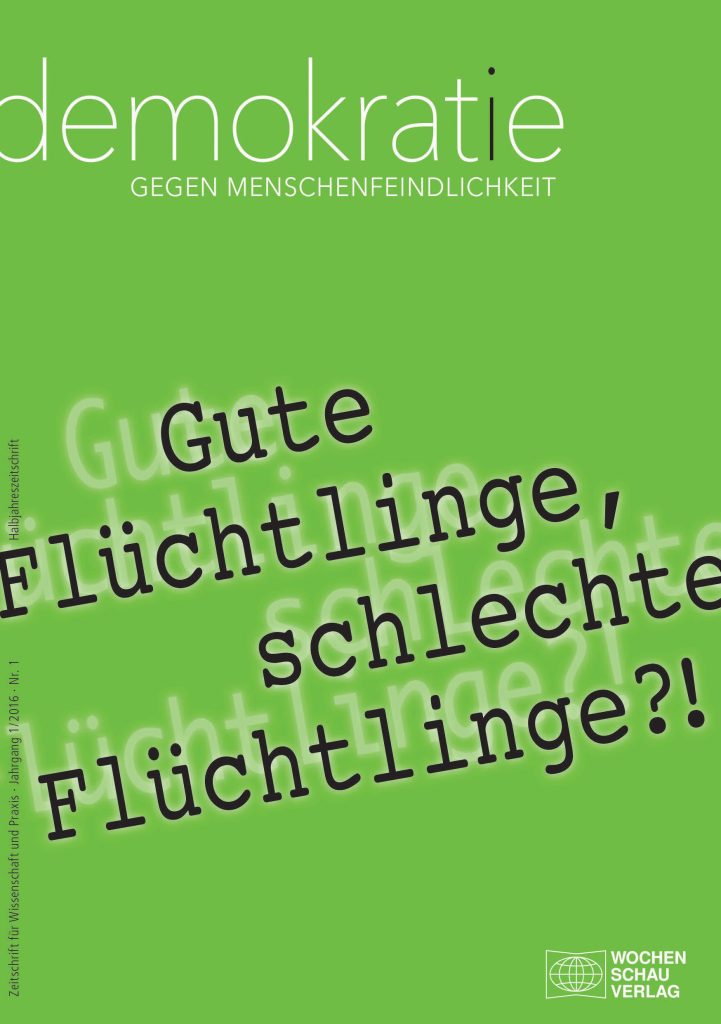 Neue Zeitschrift "Demokratie gegen Menschenfeindlichkeit"